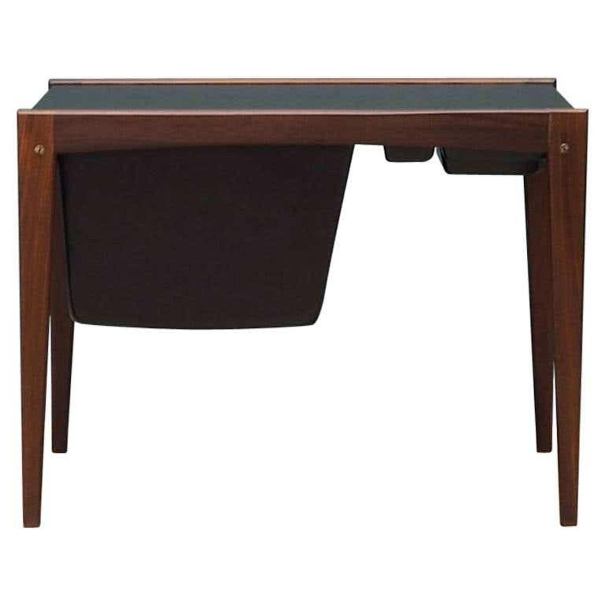 Table de couture en teck, design danois, années 1960, production : Danemark