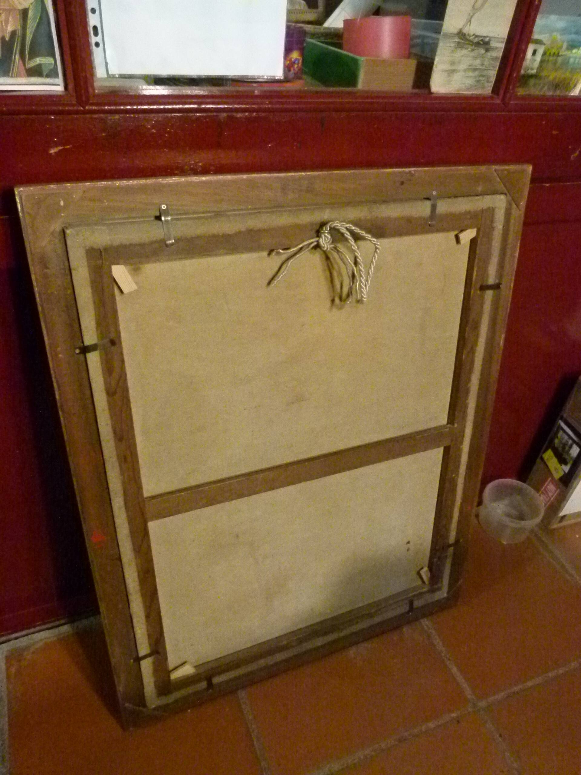 Religious oil painting. 19th century