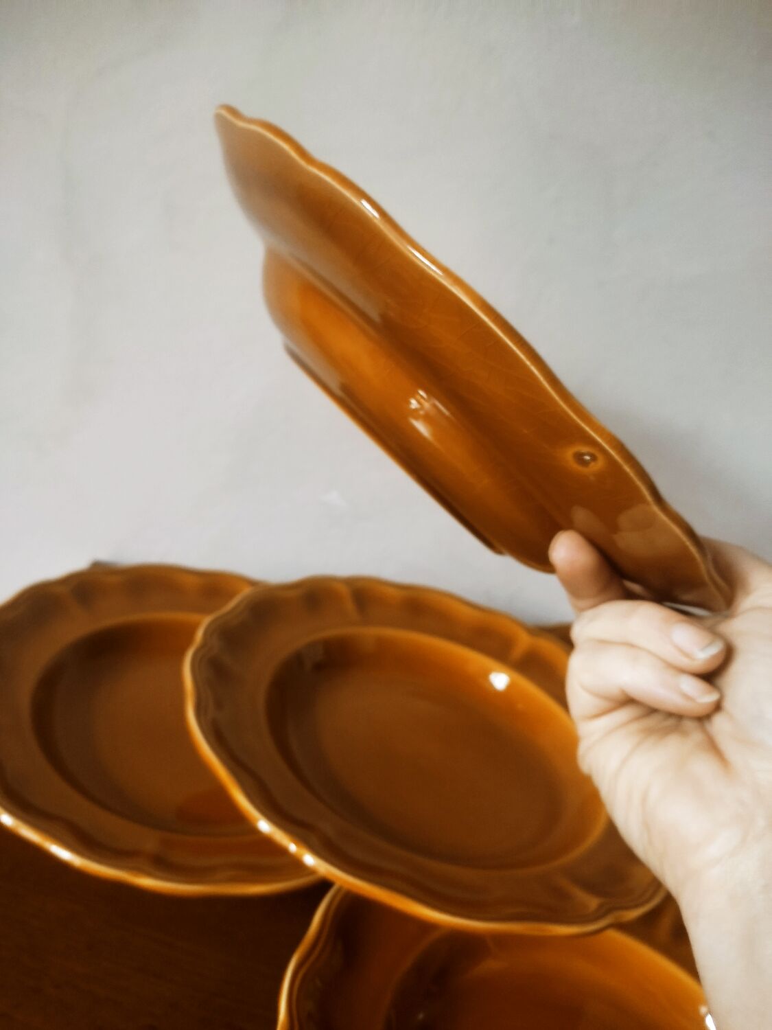 6 Provençal plates Lunéville