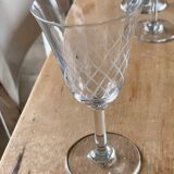 Set of 37 crystal glasses from the 50s