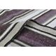 1970s Vintage Turkish Oushak Handmade Wool Cotton Purple Runner Rug 155x186
