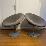 Pair of Little Globe armchairs by Pierre Paulin