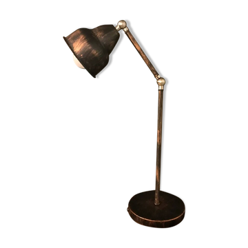 Lampe de bureau réglable en métal avec bras d'équilibre