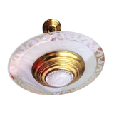 Suspension "coupe" verre et métal