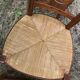 Set de 6 chaises paillées Louis Philippe