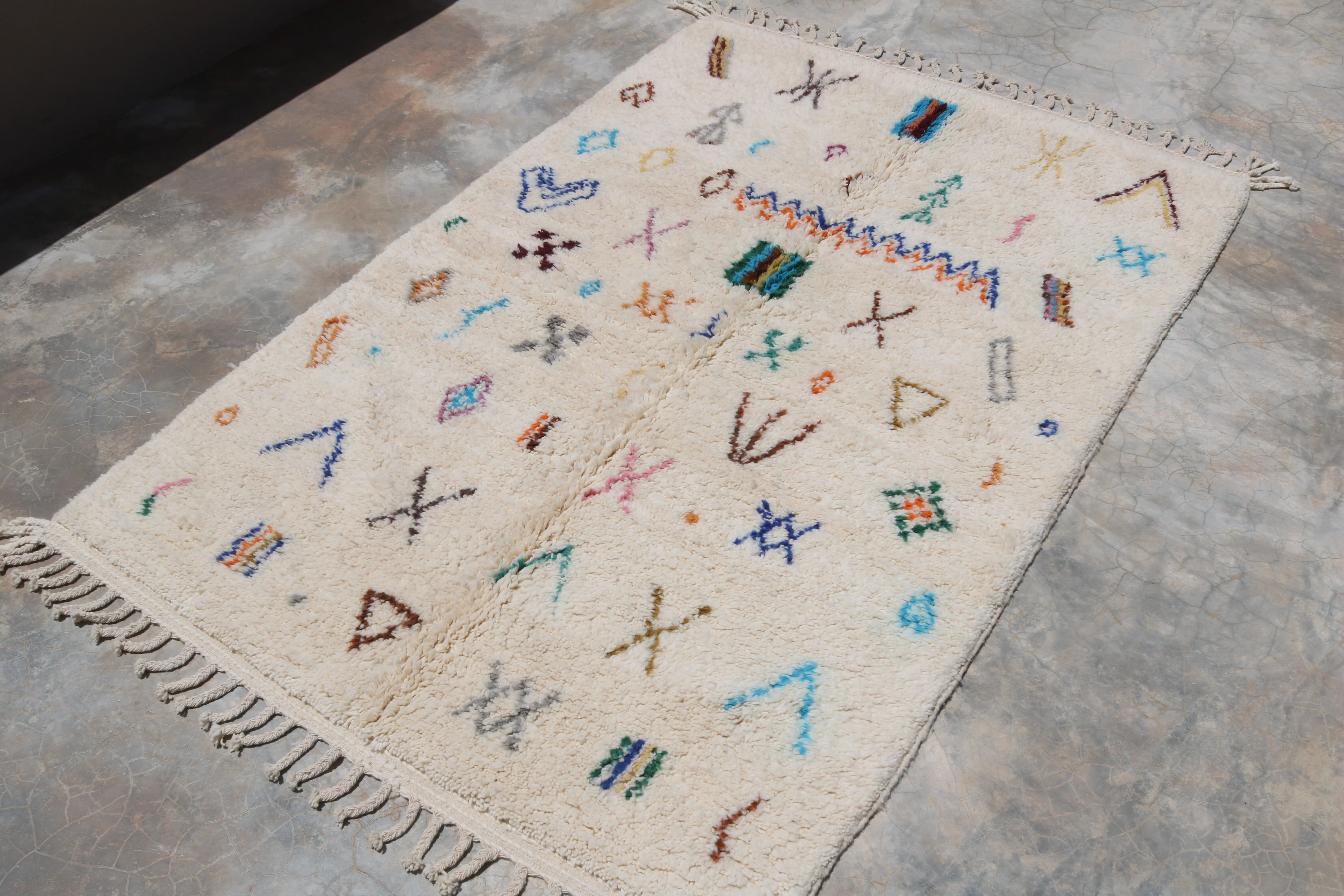 Colourful handmade rug, 255 x 160 cm - AZ839