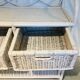 Commode rotin 4 tiroirs