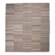 Extra Large Brown Vintage Kilim Rug, 321x370Cm