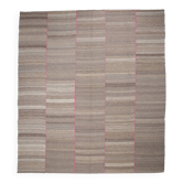 Extra Large Brown Vintage Kilim Rug, 321x370Cm