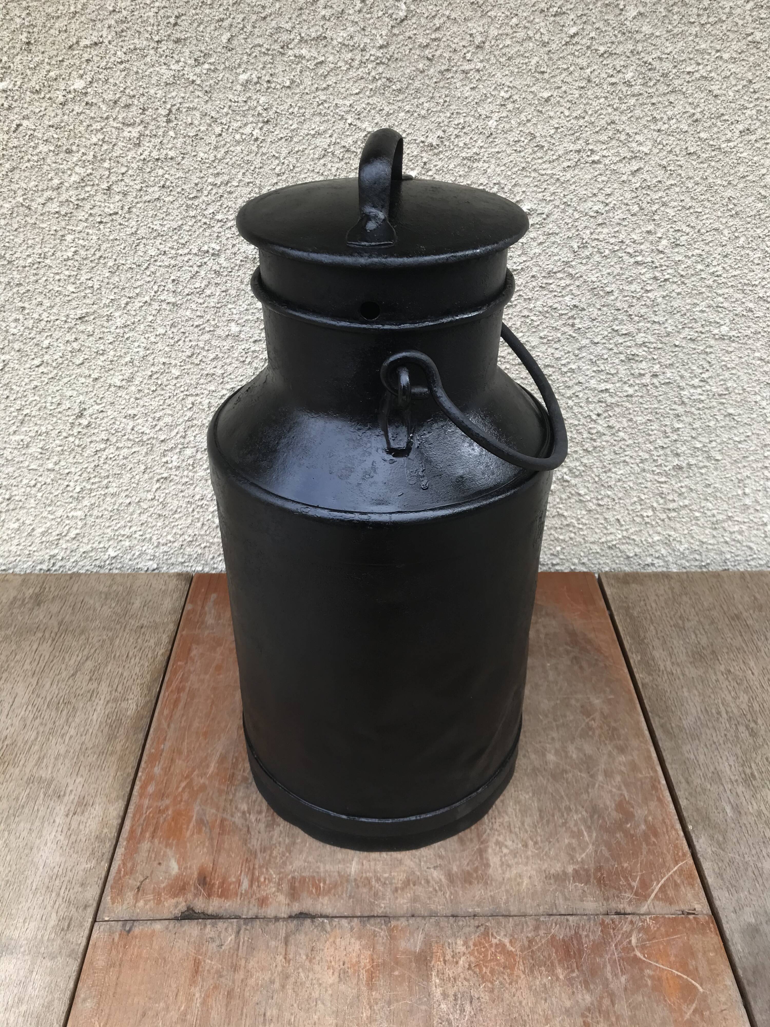 Old milk pot
