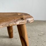Stool in blond teak