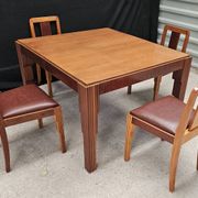 Lot table et ses 6 chaises Art déco de Saddier & fils
