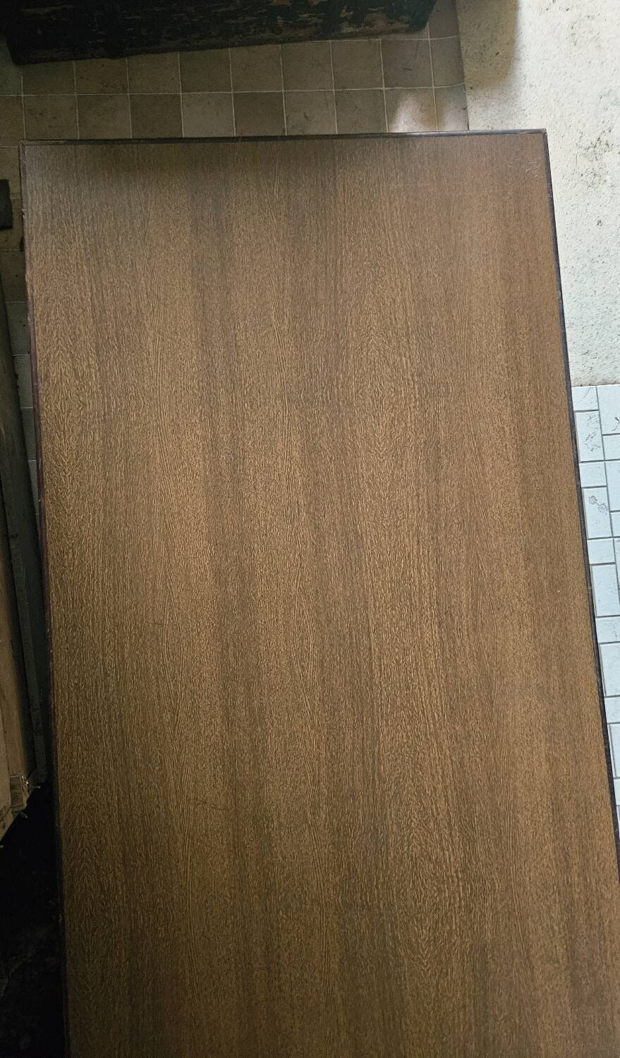 Large vintage 1970s bistro table