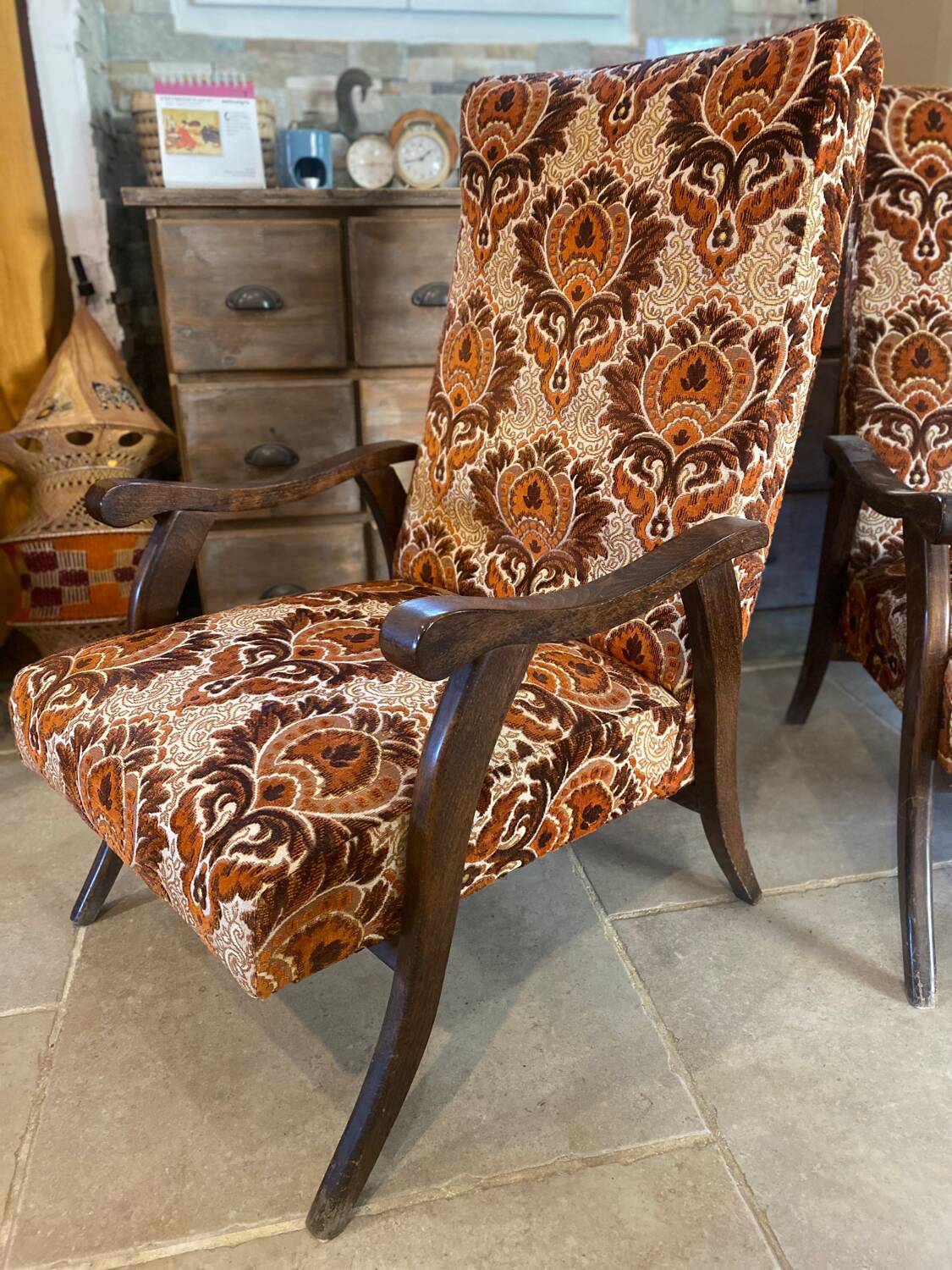 Pair of 50s armchairs