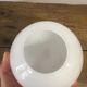 Globe en verre blanc