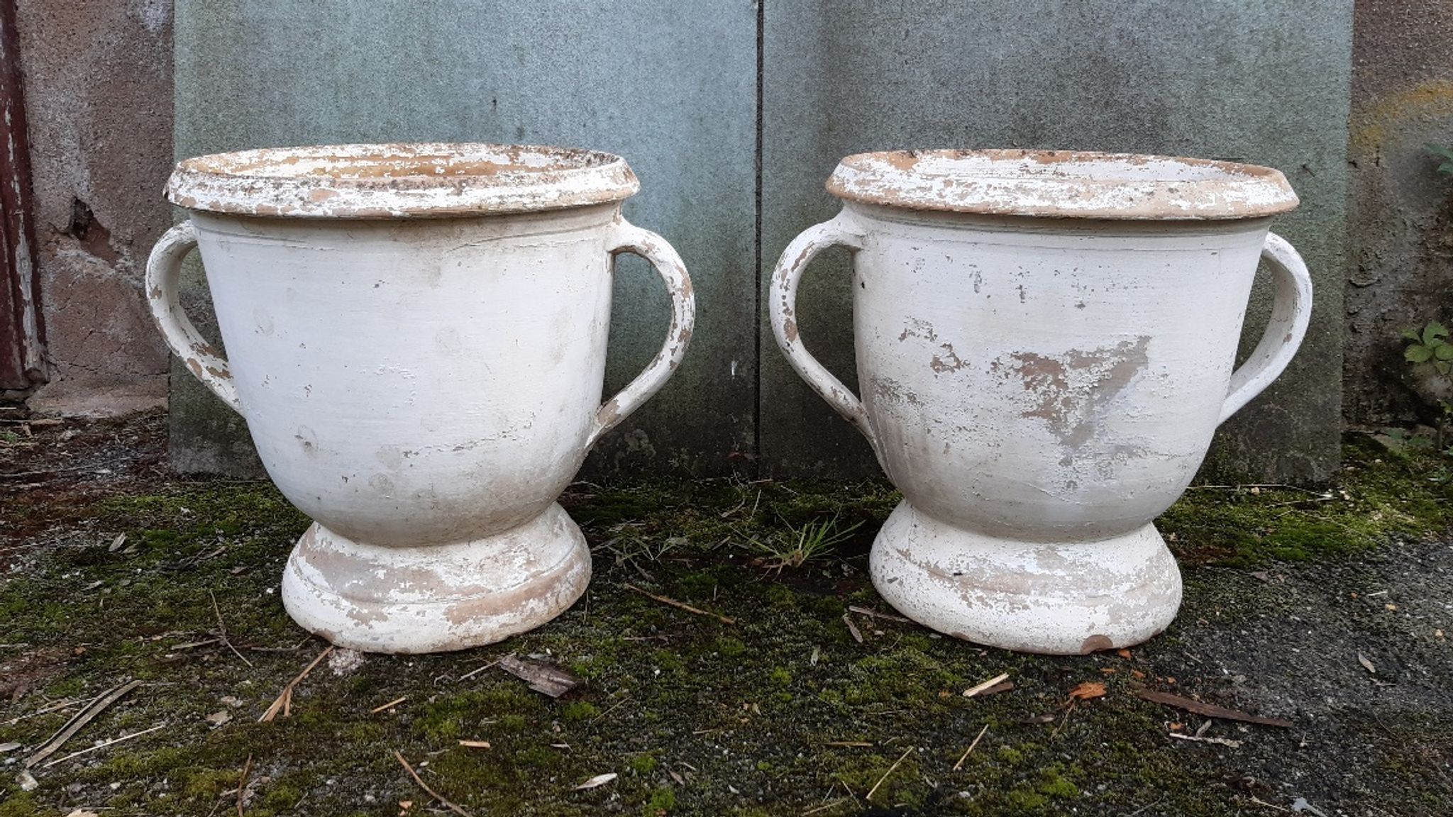 Jardinières terre cuite début XXème
