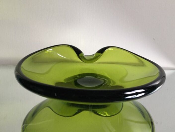 Sculptural Holmegaard bowl Danish 1950’s