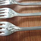 Antique silver-plated forks