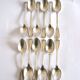 Lot of 12 classic silver-plated metal teaspoons 1900 Silversmith BOULENGER