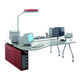 Large metal lamp by Glen Oliver Löw and Antonio Citterio from Ansorg | 1990s