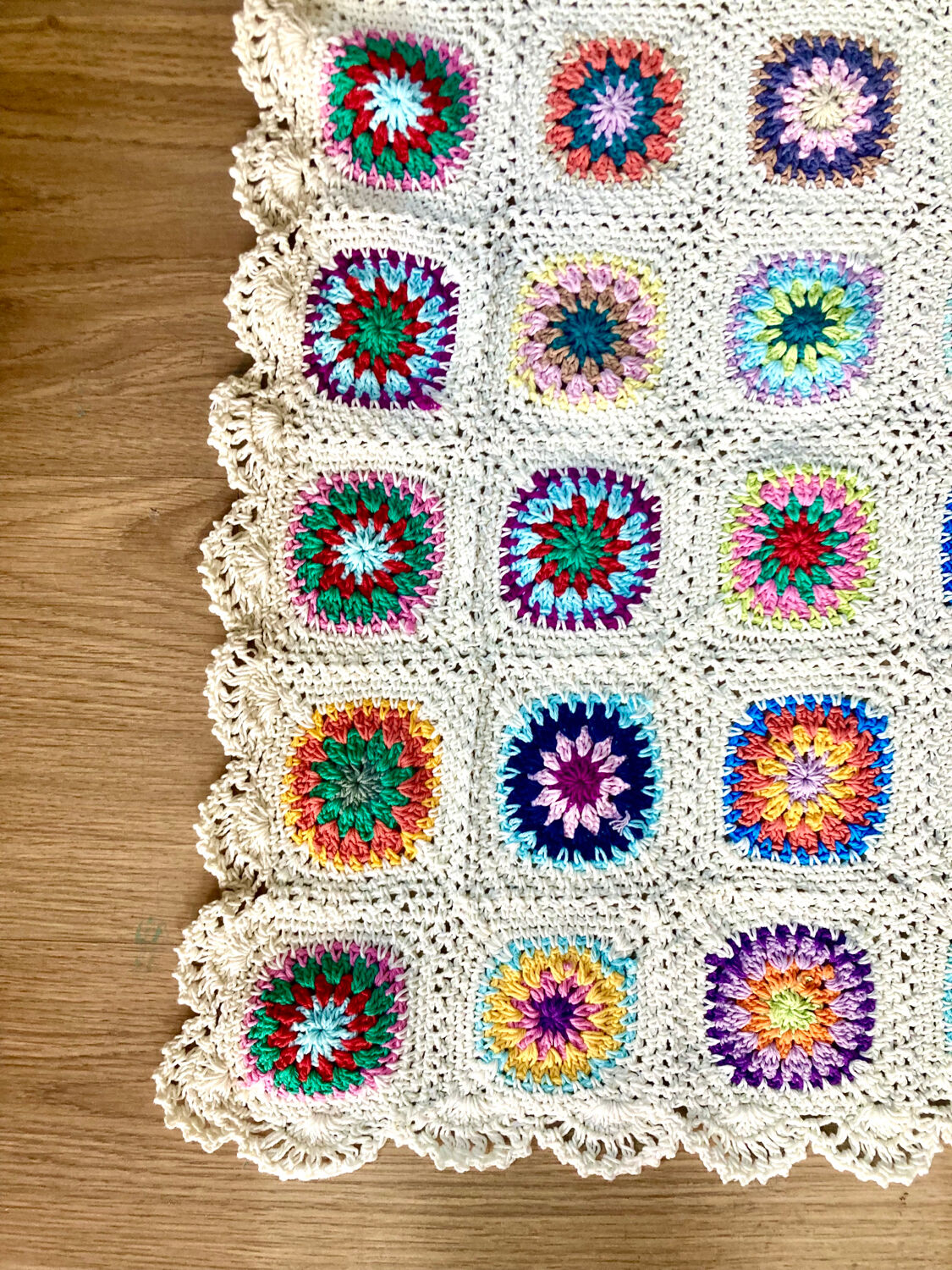 Crochet cover - handmade -