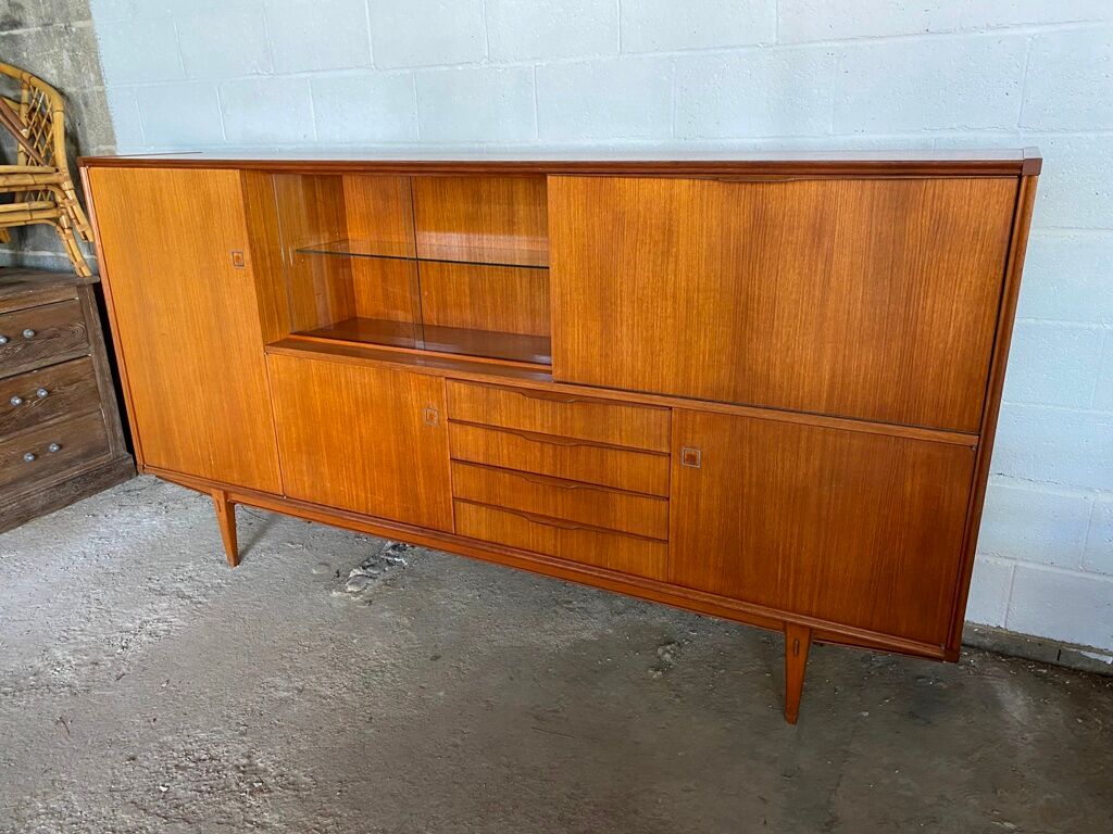 Sideboard teak bar NF AARNO scandinavian 60s