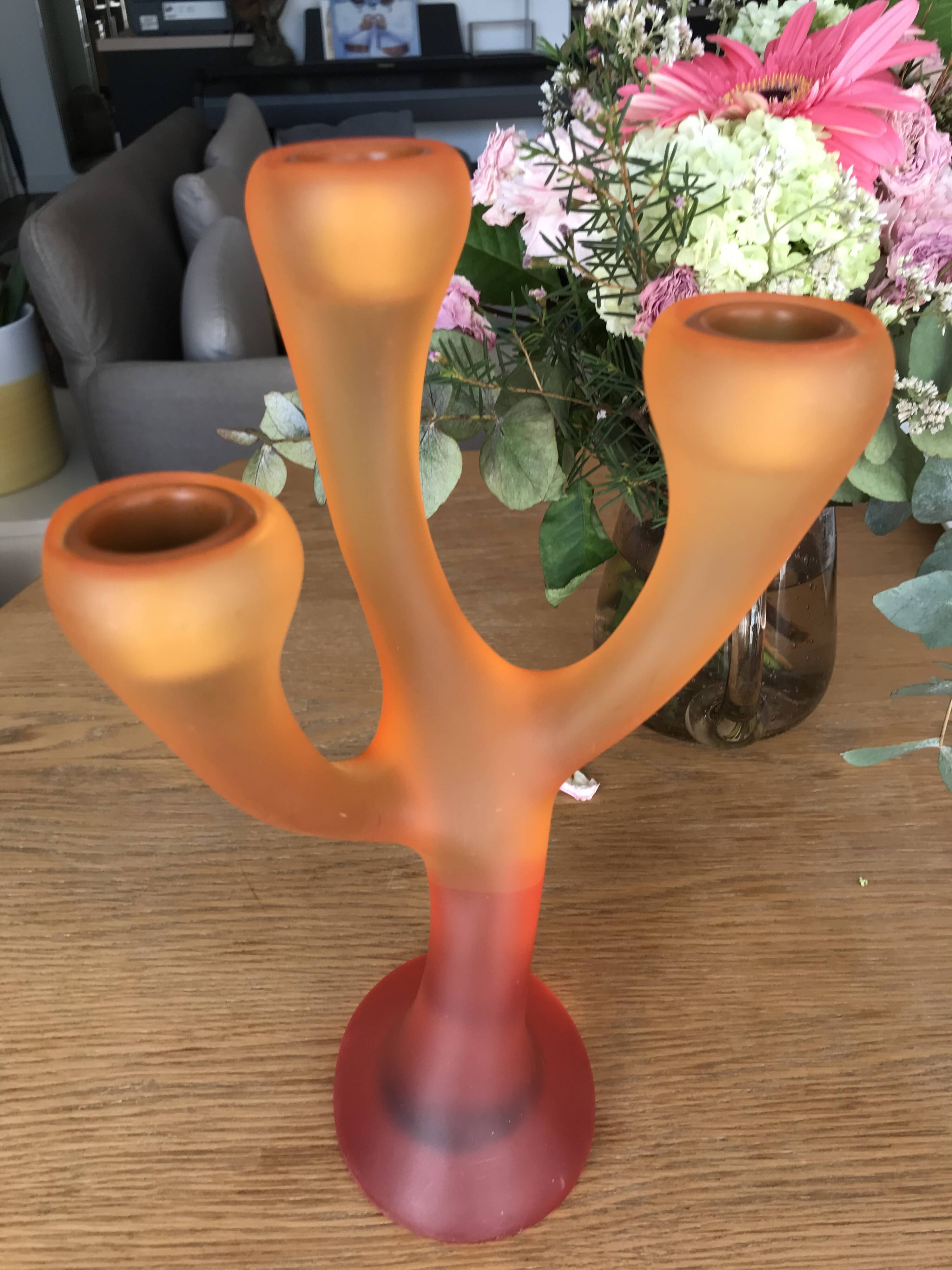 Cactus iceberg vintage design candlestick Attention Virage