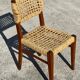 Set of 6 Audoux Minet armchairs and chairs, 1950s
