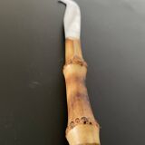 Bamboo handle cheese knife