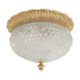 Plafonnier en verre Limbourg, Allemagne, années 1960
