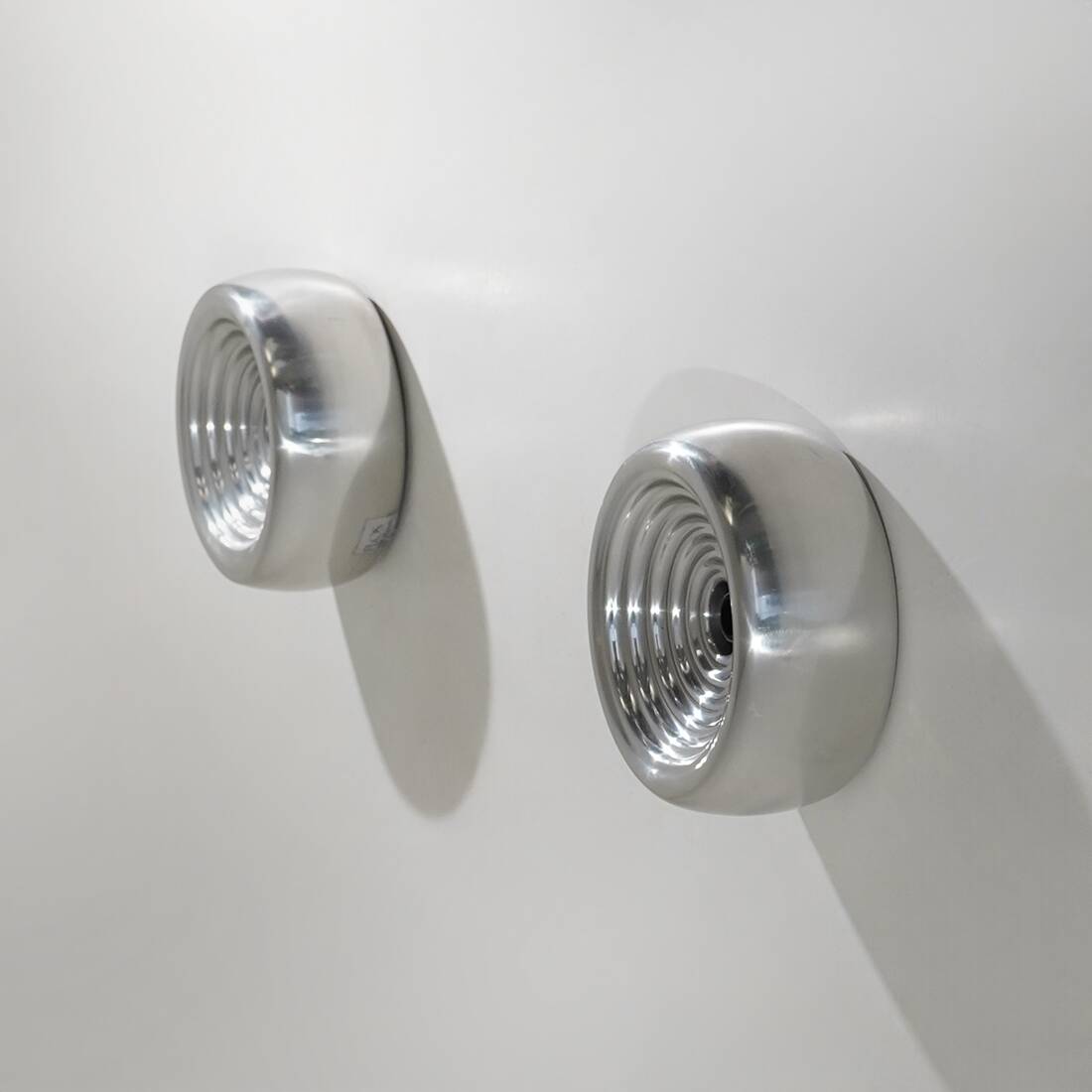 Pair of “Padina” ceiling lights by Achille Castiglioni for Flos, 1960s