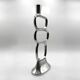 Modernist cast aluminum candle holder • 1980