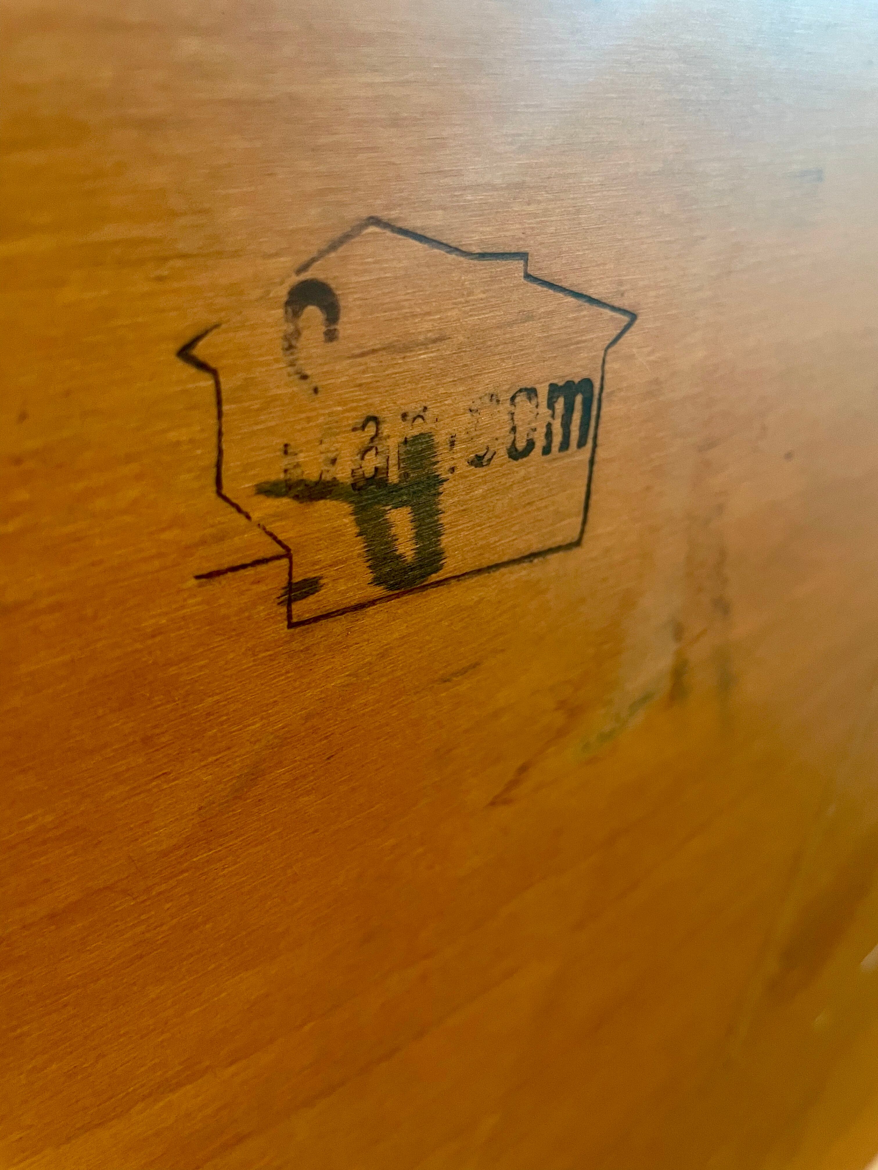 Vintage Scandinavian teak row by Bernhard Pedersen for Samcom, 1960s