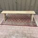Solid oak bench