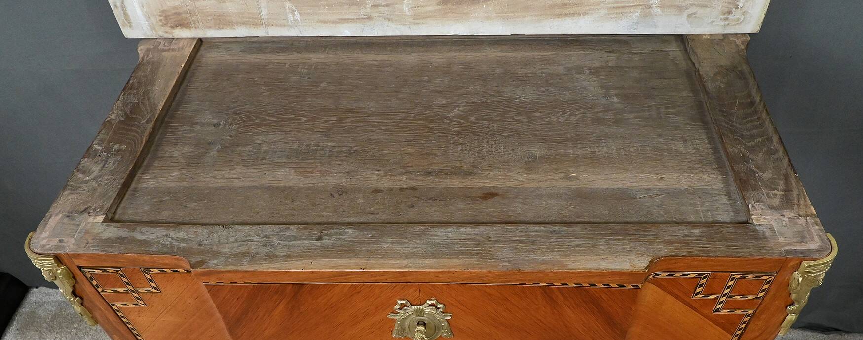 Petite Commode en Acajou, style Transition Louis XV / Louis XVI – Début XXe