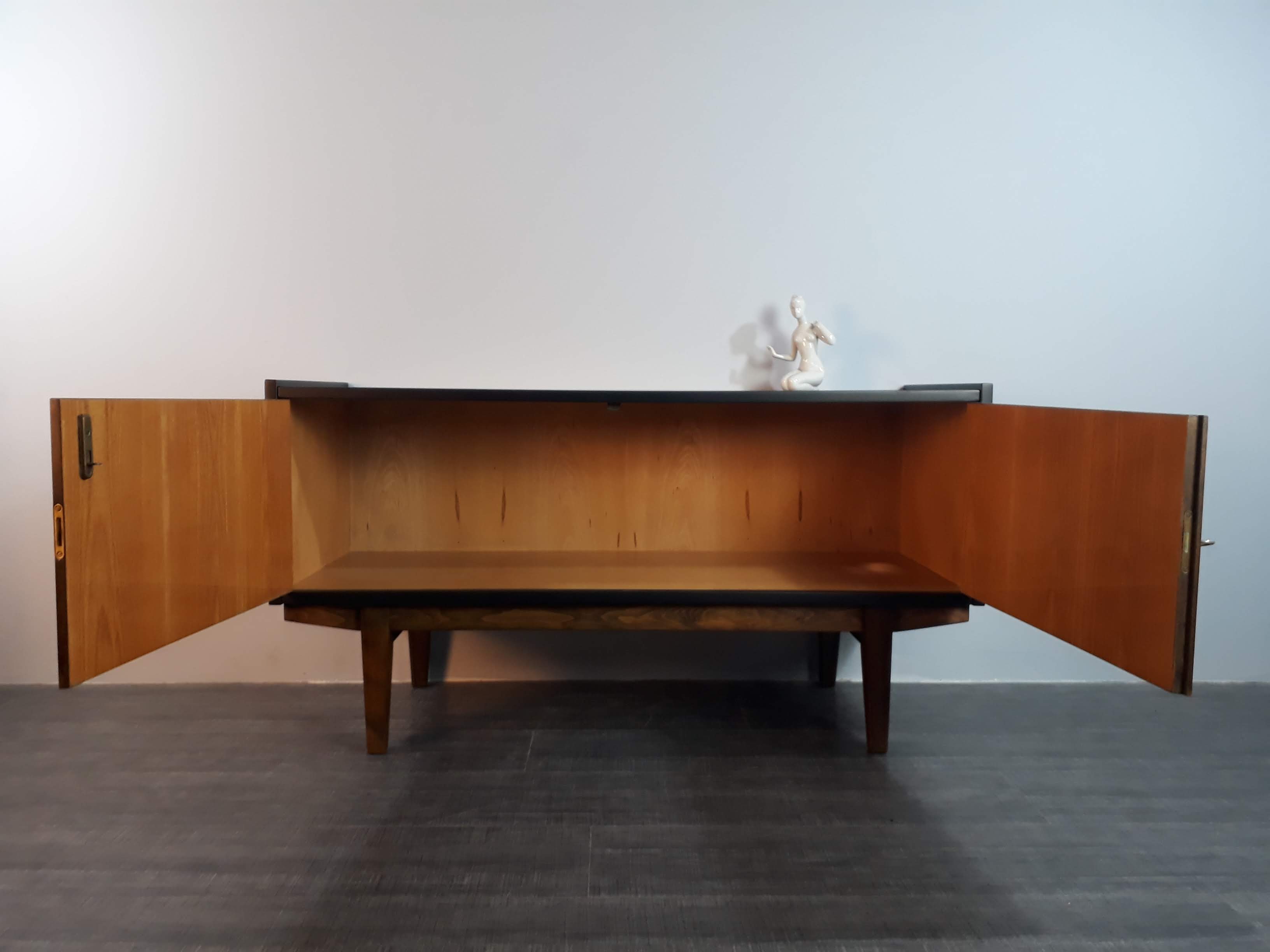 Walnut sideboard Rajmund Halas Poland 1967