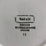 6 assiettes creuses Digoin modèle Magali