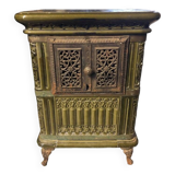 Ceramic stove, oven green earthenware