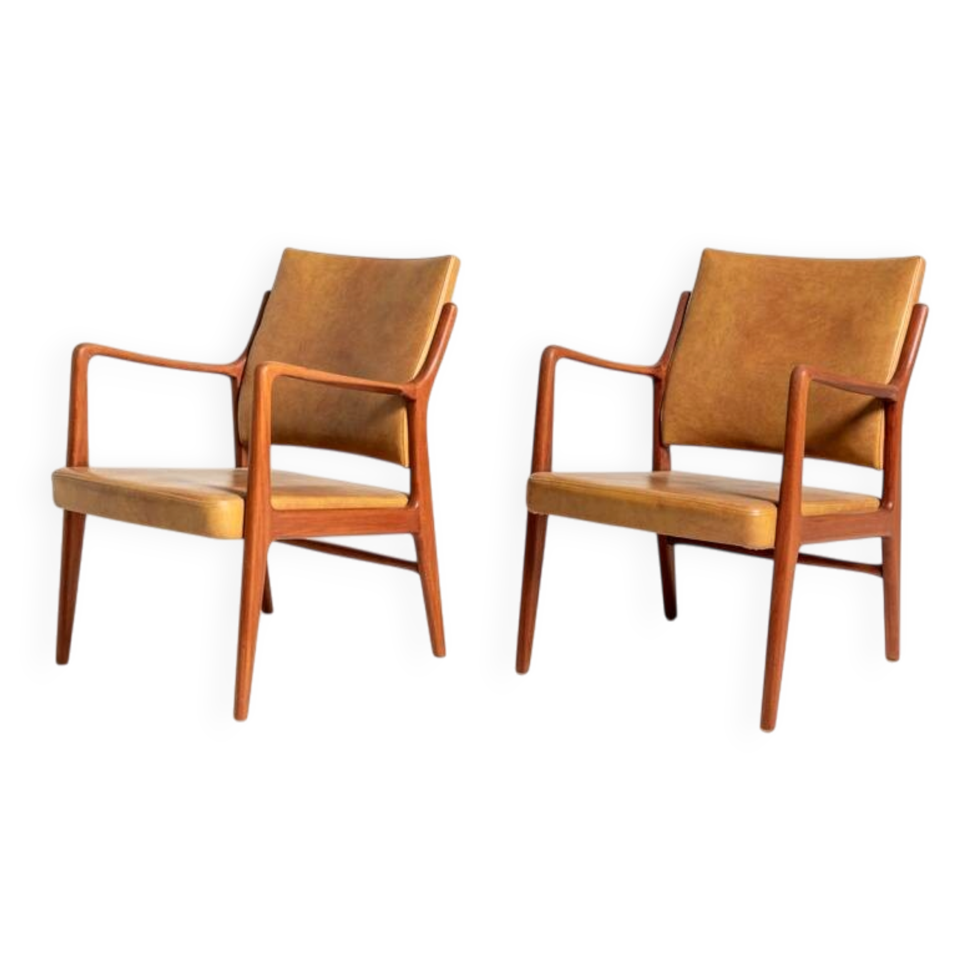 Pair of Scandinavian armchairs, 1960s