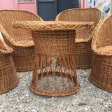 Wicker lounge
