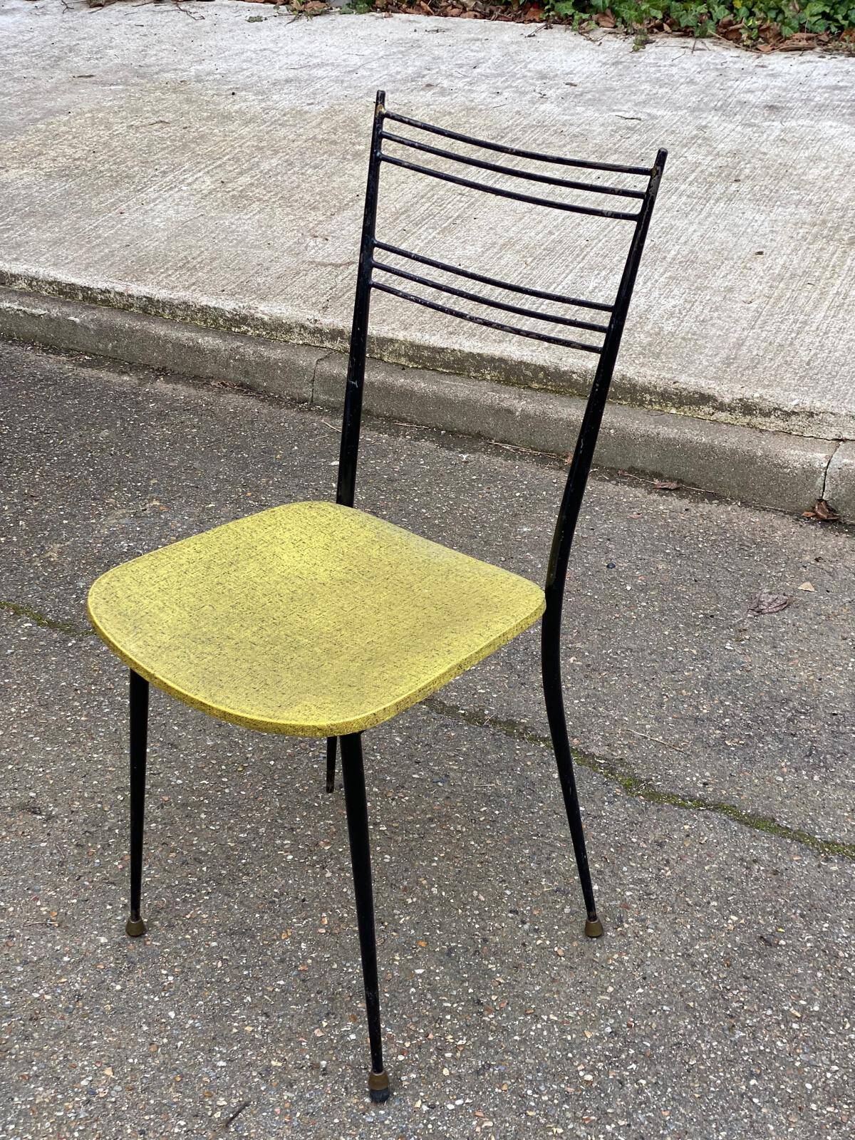 Scandinavian chair in the style of Colette Gueden 1960