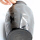 Vintage handmade vase from Romania in black ceramic