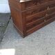 Commode ancienne plateau en marbre blanc