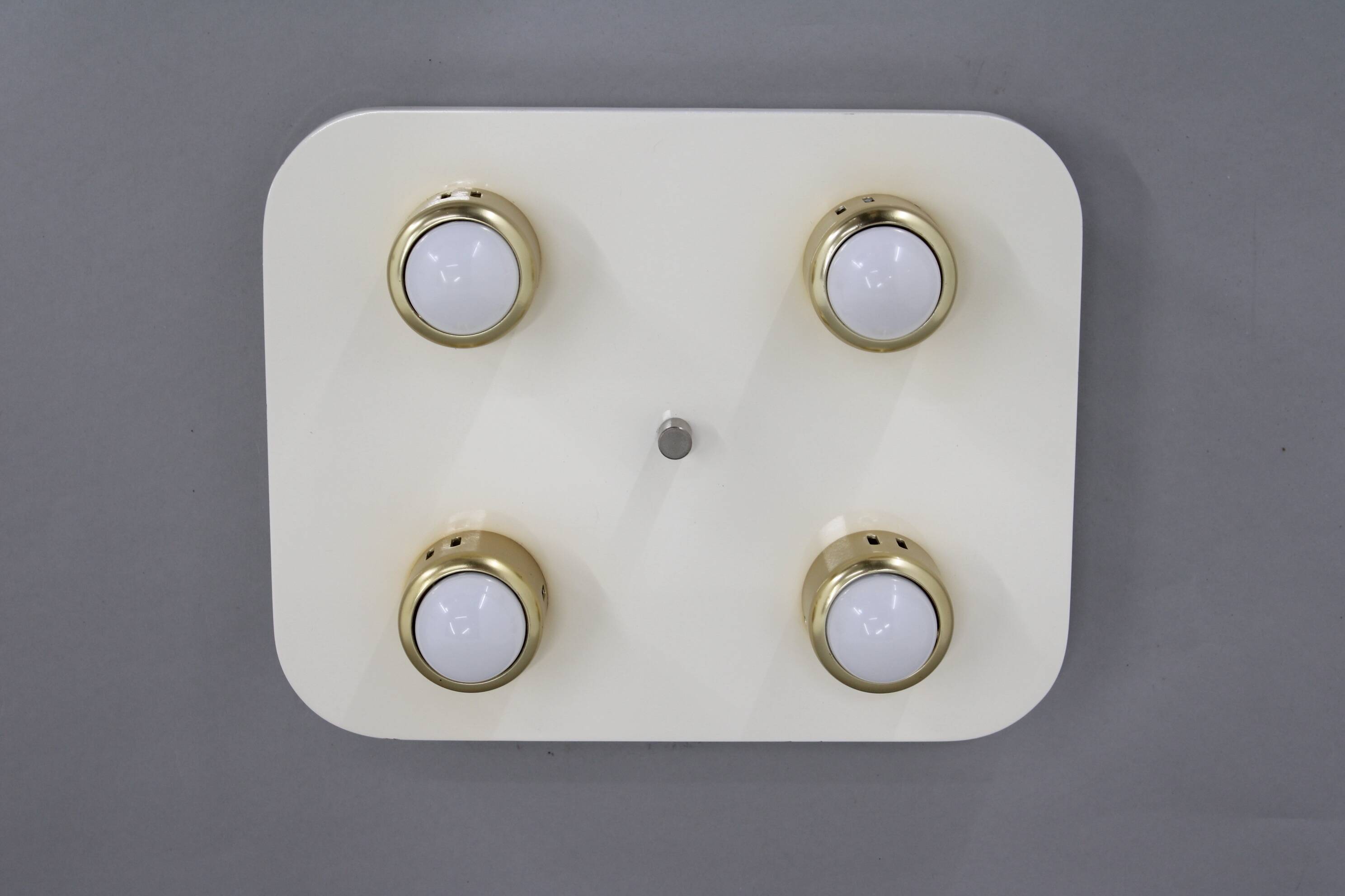 1970s Flush Mount Ceiling Light, Italy