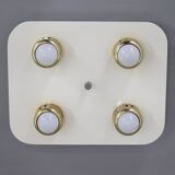 1970s Flush Mount Ceiling Light, Italy