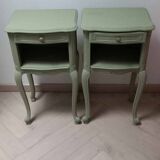 Pair of antique bedside tables