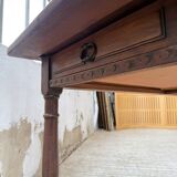 XXL table in solid dark walnut 3m