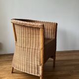 Fauteuil en osier