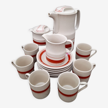 Coffee set in porcelain vintage