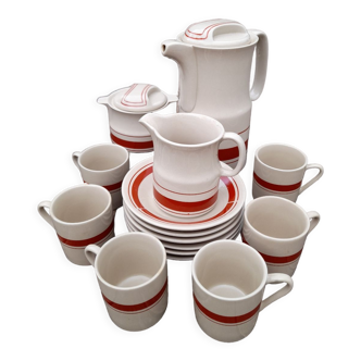 Coffee set in porcelain vintage